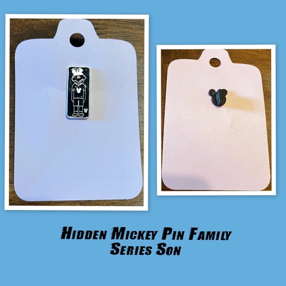 WDW Hidden Mickey Pin Family Series Son With Mouse Ears Disney Pin - Picture 1 of 1